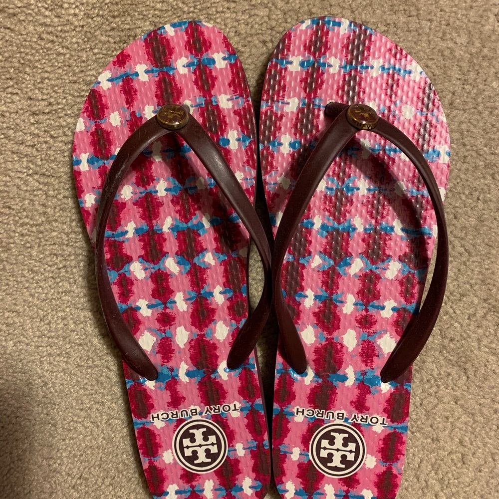 Tory Burch Rubber Flip Flop Sandals